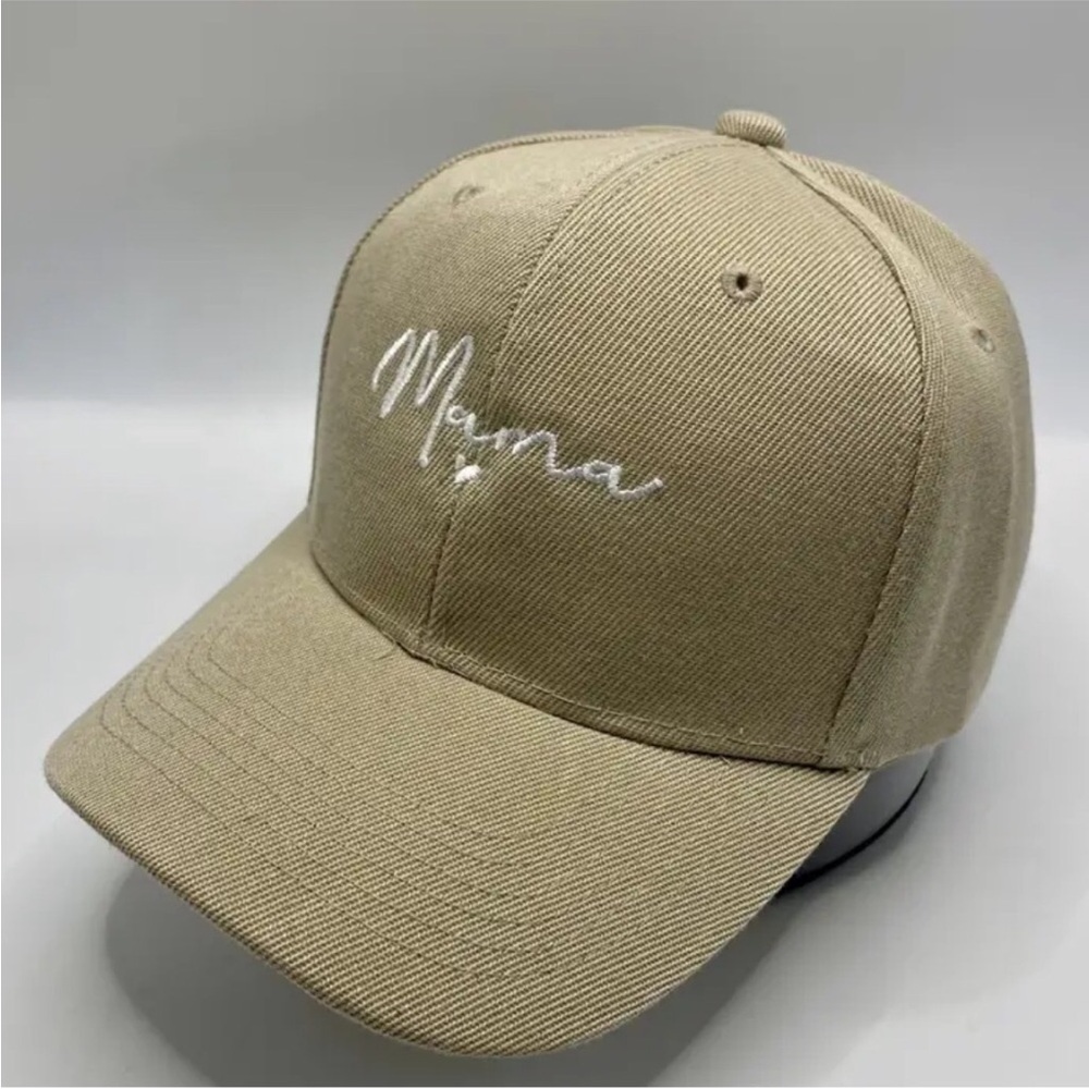 NWOT Khaki mama baseball cap